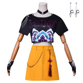 NEATMOA Mira Inspired Cosplay Costume Outfit Korean Style Demon Hunter Uniform for Women Halloween Comic Con Party