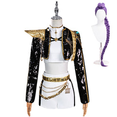 NEATMOA Rumi Inspired Cosplay Stage Performance Costume Korean Style Demon Hunter Uniform for Women Dance Show Theater Event