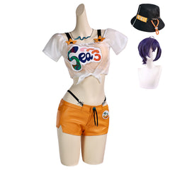 NEATMOA Zenless Zone Zero Belle Tales of Midsummer Dreams Cosplay Summer Skies Costume for Halloween party Photoshoot
