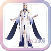 NEATMOA Istaroth Cosplay Costume Genshin Impact Ruler of Time Full Outfit for Anime Fans Asian Size XS-XXL