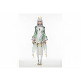 NEATMOA Zibai Genshin Impact Cosplay Costume – Asian Size for Photoshoot & Events