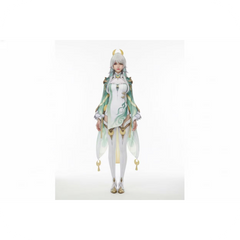 NEATMOA Zibai Genshin Impact Cosplay Costume – Asian Size for Photoshoot & Events