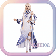 NEATMOA Nicole Reeyn Cosplay Costume – Genshin Impact Asian Sizes Full Set