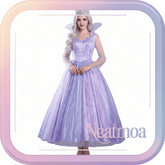 NEATMOA Glinda Cosplay Dress from The Witches 2 | Purple Full Costume with Accessories