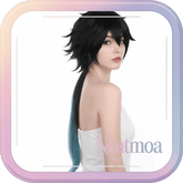 NEATMOA Dan Heng Perman Sor Terrae Honkai Star Rail Cosplay Wig Heat-Resistant Synthetic Fiber