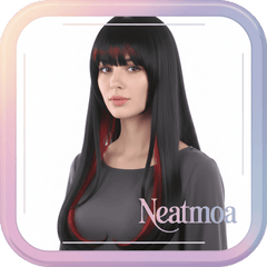 NEATMOA Helektra Honkai Star Rail Cosplay Wig Heat-Resistant Synthetic Fiber