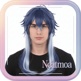 NEATMOA Kyryll Chudomirovich Flins Genshin Impact Cosplay Wig Heat-Resistant Synthetic Fiber