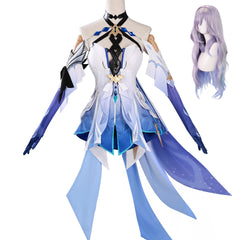 NEATMOA 原神 Genshin Impact スケーク コスプレ衣装 虚淵の暗星 蛇の七変 氷 クリスタリナ座 ハロウィン 文化祭 学園祭 舞台 コミケ イベント撮影用 仮装 コスチューム