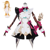 NEATMOA 原神 Fontaine Cosplay フォンテーヌ エスコフィエ コスプレ ウィッグ付き 衣装 ハロウィン 学園祭 撮影用 祭典用 コスチューム セット 祝日 贈り物