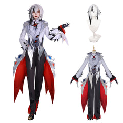 NEATMOA 原神 スネージナヤ コスプレ アルレッキーノ 豪華版 フルセット 衣装 学園祭 文化祭 撮影 ハロウィン パーティー コスチューム 男女兼用