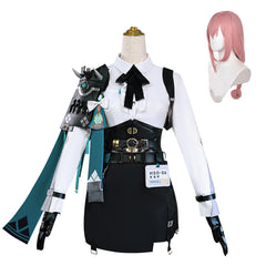 NEATMOA ゼンレスゾーンゼロ 月城 柳 コスプレ衣装 対ホロウ6課 学園祭 文化祭 撮影 ハロウイン パーティー コスチューム 男女兼用 ウィッグ付き