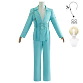 【NEATMOA】루카 에일리언 스테이지 코스프레 의상 가발 포함 그린 행사용 서코 부코 졸업촬영 애니메이션 이벤트 파티 복장