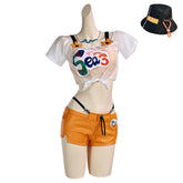 NEATMOA Zenless Zone Zero Belle Cosplay Costume Summer Skies Outfit for Halloween Party Photoshoot