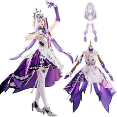 NEATMOA キャストリス コスプレ 豪華版 ウィッグ付き 崩壊スターレイル風 衣装セット 撮影 学園祭 ハロウィン 仮装 文化祭 女性用コスチューム