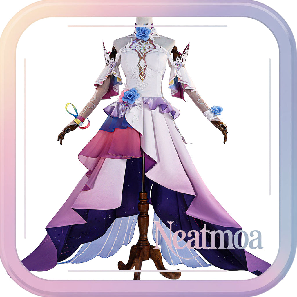 NEATMOA Cyrene Cosplay Costume Front View Full Outfit for Anime Fans