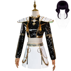 NEATMOA Zoey Inspired Cosplay Costume from KPop Demon Hunters Korean Style Demon Hunter Uniform for Women Stage Performance Dance Show Theater Event