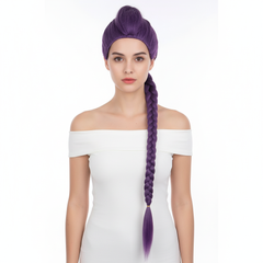 NEATMOA Rumi K-pop Demon Hunter Cosplay Wig Heat-Resistant Synthetic Hair