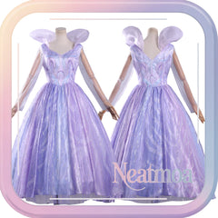 NEATMOA Glinda Cosplay Dress from The Witches 2 | Purple Full Costume with Accessories