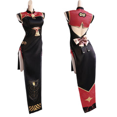 NEATMOA Zenless Zone Zero Sweety Cosplay Costume Qipao Style Chinese Dress for Women Unisex Outfit for Halloween