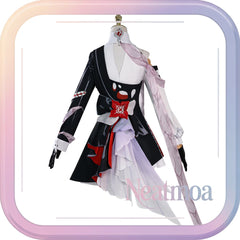 NEATMOA Evernight Cosplay Costume – Honkai Star Rail Dress for Halloween & Stage Events (Asian Sizes)