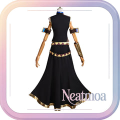 NEATMOA Megurine Luka Cosplay Costume Full Outfit for Anime Fans Asian Size XS–XXL