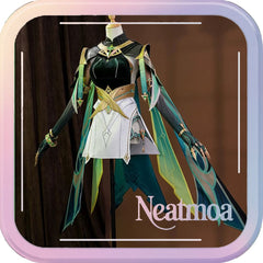 NEATMOA Nefer Genshin Impact Cosplay Costume Full Outfit Asian Size XS-XXL