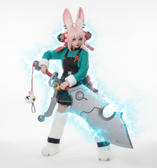 NEATMOA Zhao Zenless Zone Zero Cosplay Costume – Asian Size for Photoshoots & Events