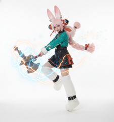 NEATMOA Zhao Zenless Zone Zero Cosplay Costume – Asian Size for Photoshoots & Events