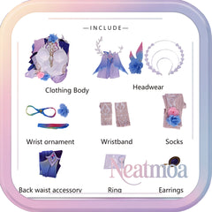 NEATMOA Cyrene Cosplay Costume Complete Set Showcase Front View