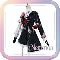 NEATMOA Evernight Cosplay Costume – Honkai Star Rail Dress for Halloween & Stage Events (Asian Sizes)