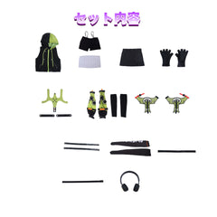 NEATMOA ゼンレスゾーンゼロ アンビーデマラ コスプレ衣装 華麗版 学園祭 文化祭 撮影用 仮装 ハロウィン クリスマス 舞台服 パーティー