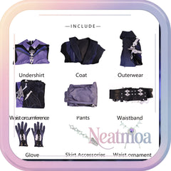 NEATMOA Flins Cosplay Costume Complete Set Showcase Front View