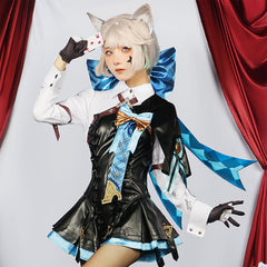 NEATMOA Genshin Impact Lynette Cosplay Costume on model front view