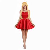 NEATMOA Panty Red Camisole Dress Cosplay Costume Asian Sizes Anime Outfit