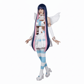 NEATMOA Stocking Battle Lolita Dress Cosplay Costume with Wings Anime Outfit Asian Sizes