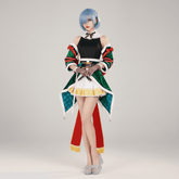 NEATMOA Ram & Rem Christmas Cosplay Costume 2025 | Anime Holiday Outfit Full Set