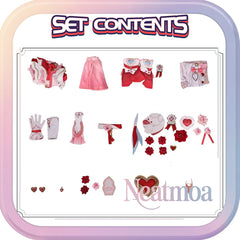 NEATMOA Elysia Hi Love Elf Cosplay Costume Honkai Impact 3rd Anime Outfit Asian Sizes