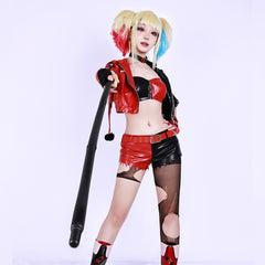 ✨ NEATMOA ✨ High-Quality Suicide Squad ISEKAI Cosplay Costume - Stunning Harley Quinn Replica | Exclusive Handcrafted Design | Fulfill Your Fantasy