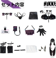 NEATMOA 勝利の女神NIKKE ミハラ コスプレ衣装 ウィッグ付き フルセット 仮装 学園祭 ハロウィン 撮影用コスチューム