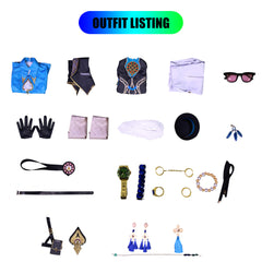 NEATMOA 高品質 崩壊:スターレイル アベンチュリン コスプレ コスチューム 手作り レプリカ コンベンション ハロウィンに最適