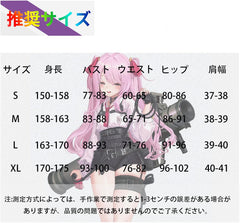 NEATMOA 勝利の女神NIKKE ユニ コスプレ衣装 ウィッグ付き フルセット 仮装 学園祭 ハロウィン 撮影用コスチューム