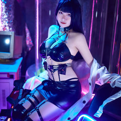 NEATMOA 勝利の女神NIKKE ミハラ コスプレ衣装 ウィッグ付き フルセット 仮装 学園祭 ハロウィン 撮影用コスチューム