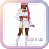 NEATMOA Mira Cosplay Costume Outfit Korean Style Demon Hunter Uniform for Women Halloween Comic Con Party