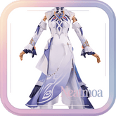 NEATMOA Nicole Reeyn Cosplay Costume – Genshin Impact Asian Sizes Full Set
