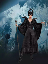 Halloween Dark Witch Costume Evil Sorceress Cosplay Dress Adult Women Stage Performance Outfit