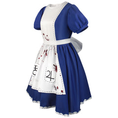NEATMOA Alice Madness Returns Cosplay Alice Liddell Costume Full Set for Halloween Comic Con Costume Party Photo Shoot