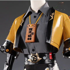 NEATMOA Ju Fufu Zenless Zone Zero cosplay costume close-up detail view