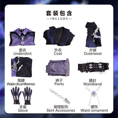 NEATMOA Genshin Impact Kyryll Chudomirovich Flins cosplay full costume complete set with all pieces