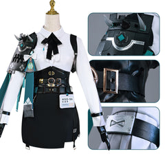 NEATMOA Zenless Zone Zero Tsukishiro Yanagi Cosplay Costume H.A.N.D. Halloween Anime Convention Photoshoot Themed Party Unisex
