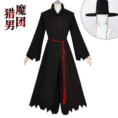 NEATMOA SajaBoys Jinu Riku Hwan Leo Saja Inspired Cosplay Demon Hunter for Men Idol Style Stage Costume Set for Halloween Events